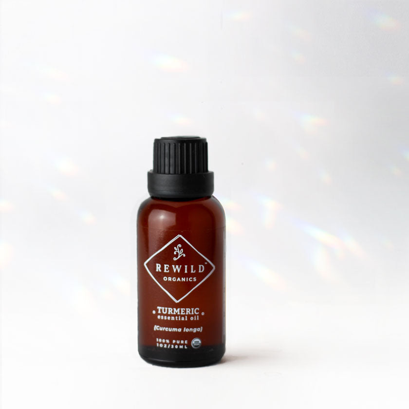 Regenerative Organic Turmeric Essential Oil Therapeutic Grade Steam Distilled